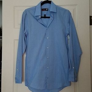 New Men's J. Ferrar blue button down shirt